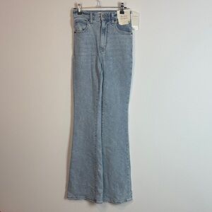NWT Abercrombie & Fitch Light Blue Flare Jeans